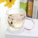 TASSE DOUBLE PAROI - OURS MIGNON - ROSE