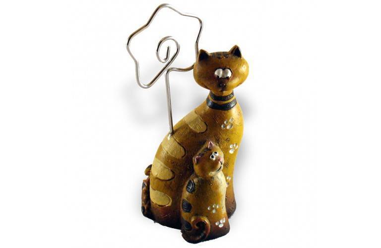 PORTE PHOTO AMUSANT FIGURINE CHAT ET CHATON PORTE PHOTO AMUSANT FIGURINE CHAT ET CHATON