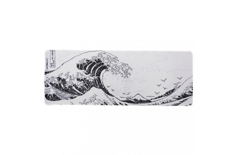 TAPIS DE SOURIS XXL - La Vague en version N/B
