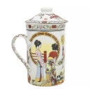 TISANIERE à THE / INFUSION - CALLIGRAPHIE