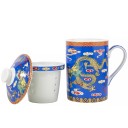 TISANIERE à THE / INFUSION - DRAGON BLEU