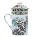 TISANIERE à THE / INFUSION - PIVOINE ROUGE