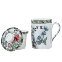 TISANIERE à THE / INFUSION - PIVOINE ROUGE