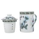 TISANIERE à THE / INFUSION - PIVOINE ROUGE