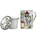 TISANIERE à THE / INFUSION - PEINTURE