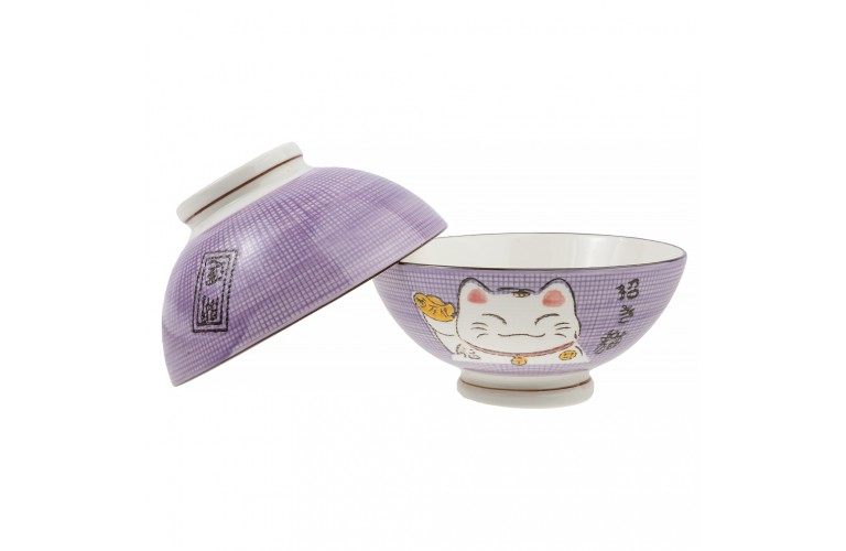 2 BOLS &agrave; SOUPE ou &agrave; RAMEN - MAUVE