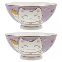 2 BOLS à SOUPE ou à RAMEN - MAUVE