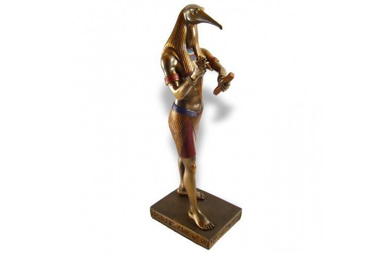 STATUETTE DIEU THOT TETE D’IBIS STATUETTE DIEU THOT TETE D’IBIS