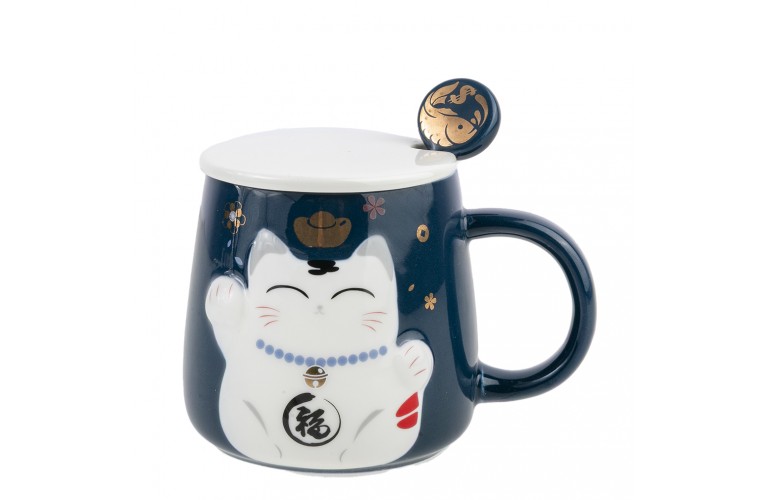 TASSE RELIEF - MANEKI NEKO - BONHEUR