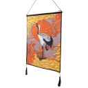Panneau Mural Japonais Grue de Longévité