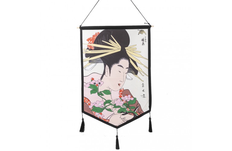 PANNEAU MURAL JAPONAIS - Geisha