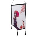 PANNEAU MURAL JAPONAIS - éveil du printemps