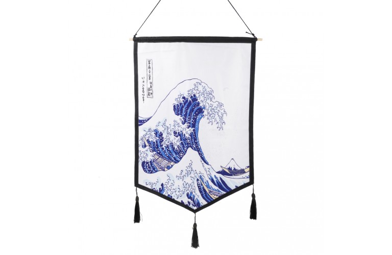 PANNEAU MURAL JAPONAIS - la vague Hokusai