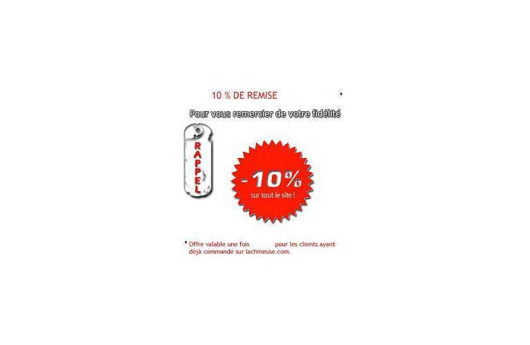 CADEAU FIDÉLITÉ - 10% DE REMISE CADEAU FIDÉLITÉ - 10% DE REMISE