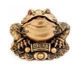 CRAPAUD FENG SHUI DORE GRANDE TAILLE
