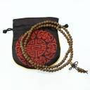 Bracelet-Collier Mala Bouddhiste - Perles de Palissandre