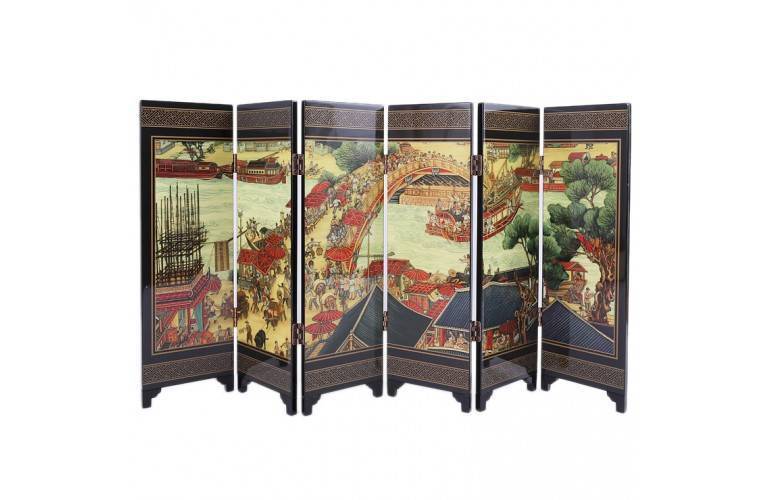PARAVENT MINIATURE CHINE ANCIENNE PARAVENT MINIATURE CHINE ANCIENNE