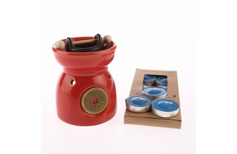 BRULE PARFUM ROUGE ET NOIR - 8 bougies offertes BRULE PARFUM ROUGE ET NOIR - 8 bougies offertes