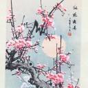 Peinture Traditionnelle Chinoise - Les Fleurs de Pruniers