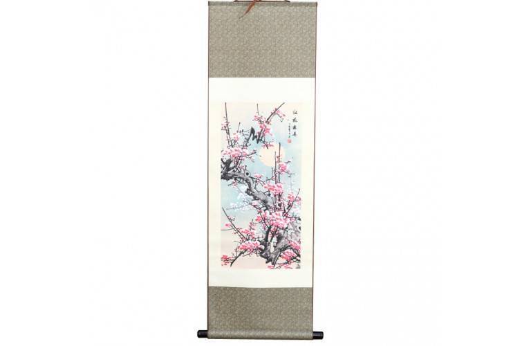 PEINTURE TRADITIONNELLE CHINOISE - Les Fleurs de Pruniers PEINTURE TRADITIONNELLE CHINOISE - Les Fleurs de Pruniers