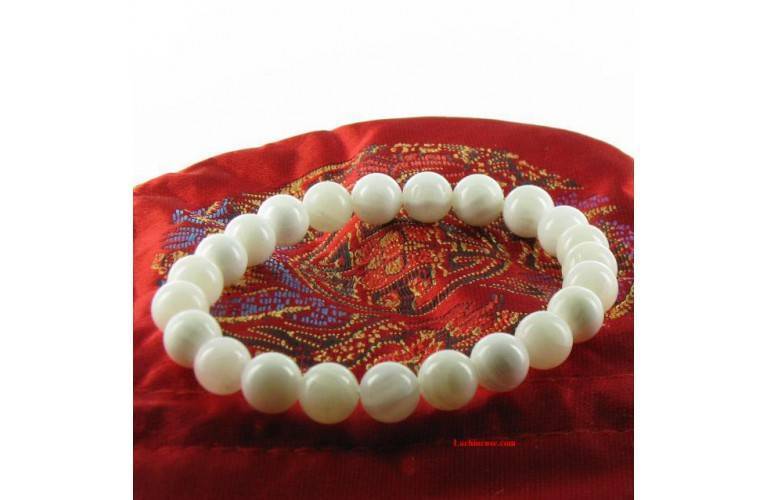 BRACELET PERLES de COQUILLAGE BRACELET PERLES de COQUILLAGE