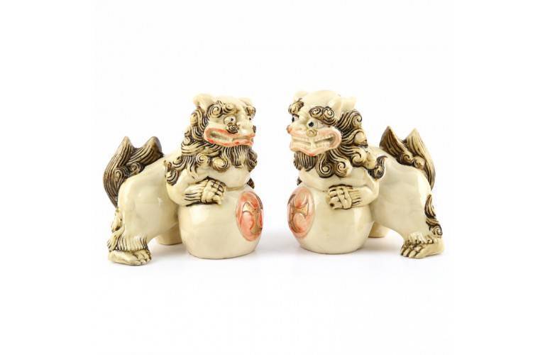 PAIRE DE CHIENS FU CHINOIS PAIRE DE CHIENS FU CHINOIS