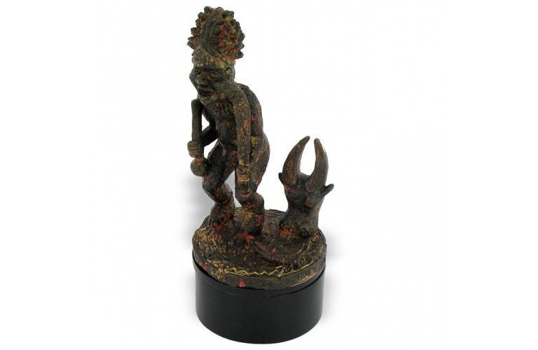 STATUETTE CHASSEUR AFRICAIN BAOULE