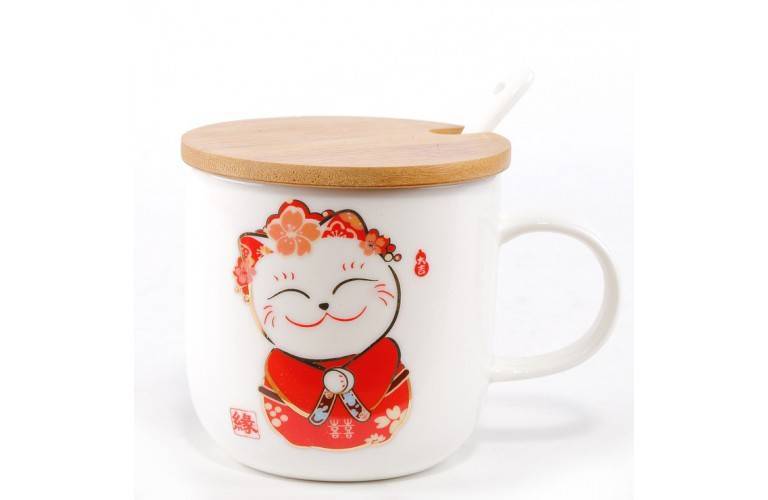 TASSE DESIGN JAPONAIS MANEKI NEKO TASSE DESIGN JAPONAIS MANEKI NEKO