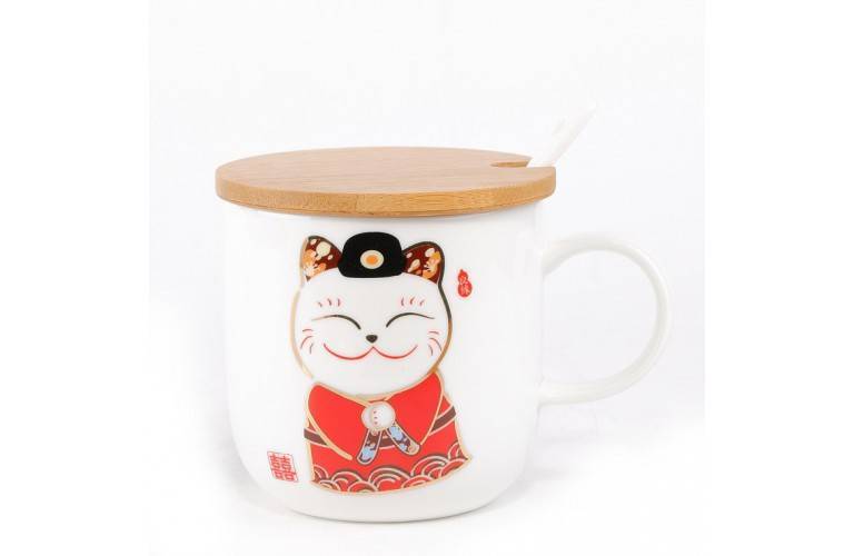 TASSE DESIGN JAPONAIS MANEKI NEKO TASSE DESIGN JAPONAIS MANEKI NEKO