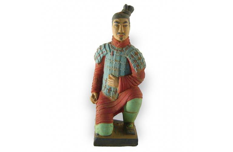 GUERRIER DE XIAN PEINT A LA MAIN : ARCHER 19CM GUERRIER DE XIAN PEINT A LA MAIN : ARCHER 19CM