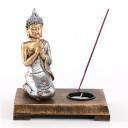 BOUDDHA PRIANT sur SUPPORT BOIS BOUDDHA PRIANT sur SUPPORT BOIS