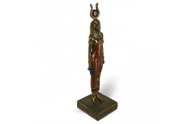 STATUETTE EGYPTIENNE NEBETHETEPET ou HATHOR STATUETTE EGYPTIENNE NEBETHETEPET ou HATHOR