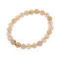 Bracelet Perles de Quartz Rutile Gold