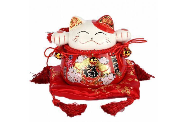 TIRELIRE MANEKI NEKO JAPONAIS ROUGE TIRELIRE MANEKI NEKO JAPONAIS ROUGE