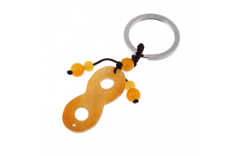 PORTE CLES CHIFFRE 8 en Jade PORTE CLES CHIFFRE 8 en Jade