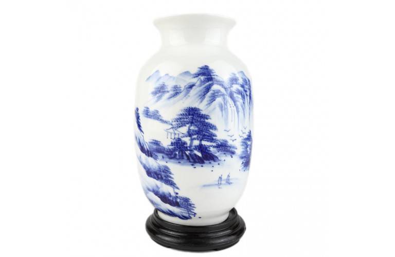 VASE CHINOIS PAYSAGE ZEN VASE CHINOIS PAYSAGE ZEN