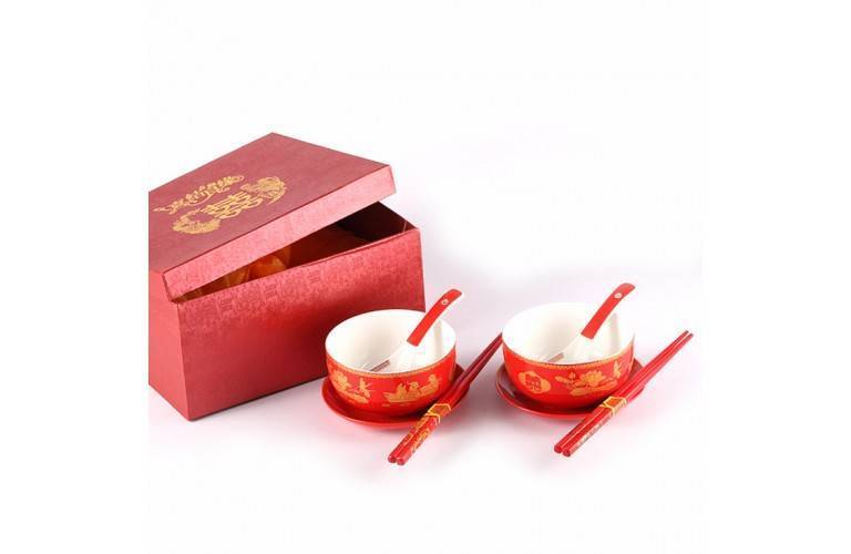 COFFRET SERVICE A RIZ ASIATIQUE COFFRET SERVICE A RIZ ASIATIQUE