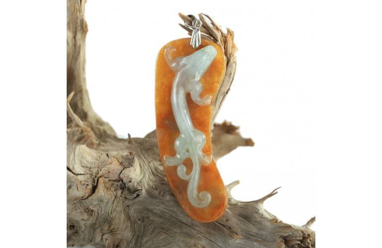 PENDENTIF PI XIU de RICHESSE en JADE