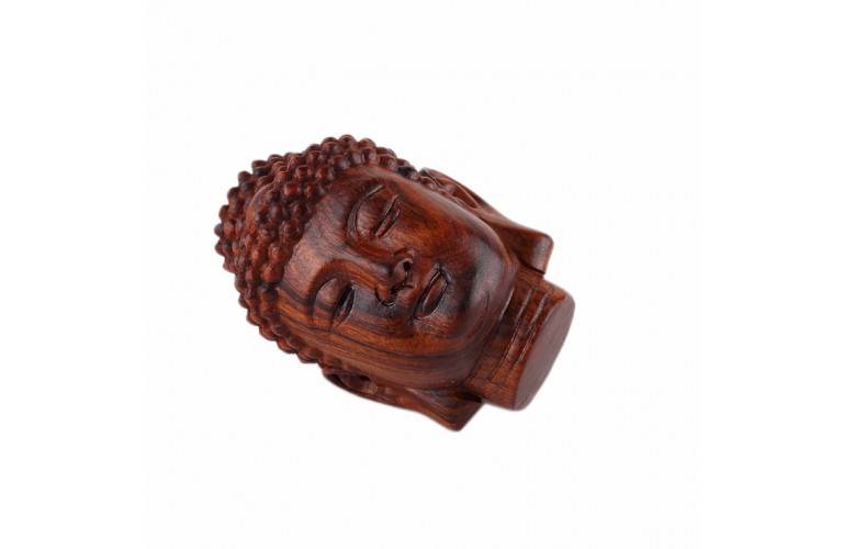 TETE DE BOUDDHA en BOIS TETE DE BOUDDHA en BOIS