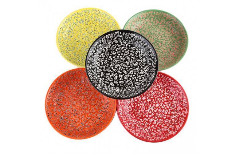 5 ASSIETTES ASIATIQUES 5 ASSIETTES ASIATIQUES