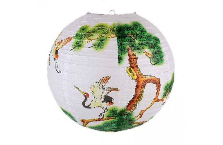 GRAND LAMPION BOULE ASIATIQUE