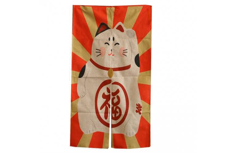 NOREN GRAND MANEKI NEKO JAPONAIS NOREN GRAND MANEKI NEKO JAPONAIS