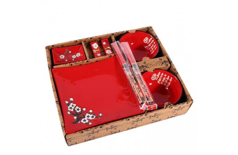SERVICE COMPLET JAPONAIS ROUGE SERVICE COMPLET JAPONAIS ROUGE
