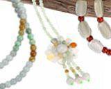 COLLIER EN PERLES JADE VERITABLE AVEC CERTIFICAT COLLIER EN PERLES JADE VERITABLE AVEC CERTIFICAT